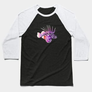 Lion Fish Baseball T-Shirt